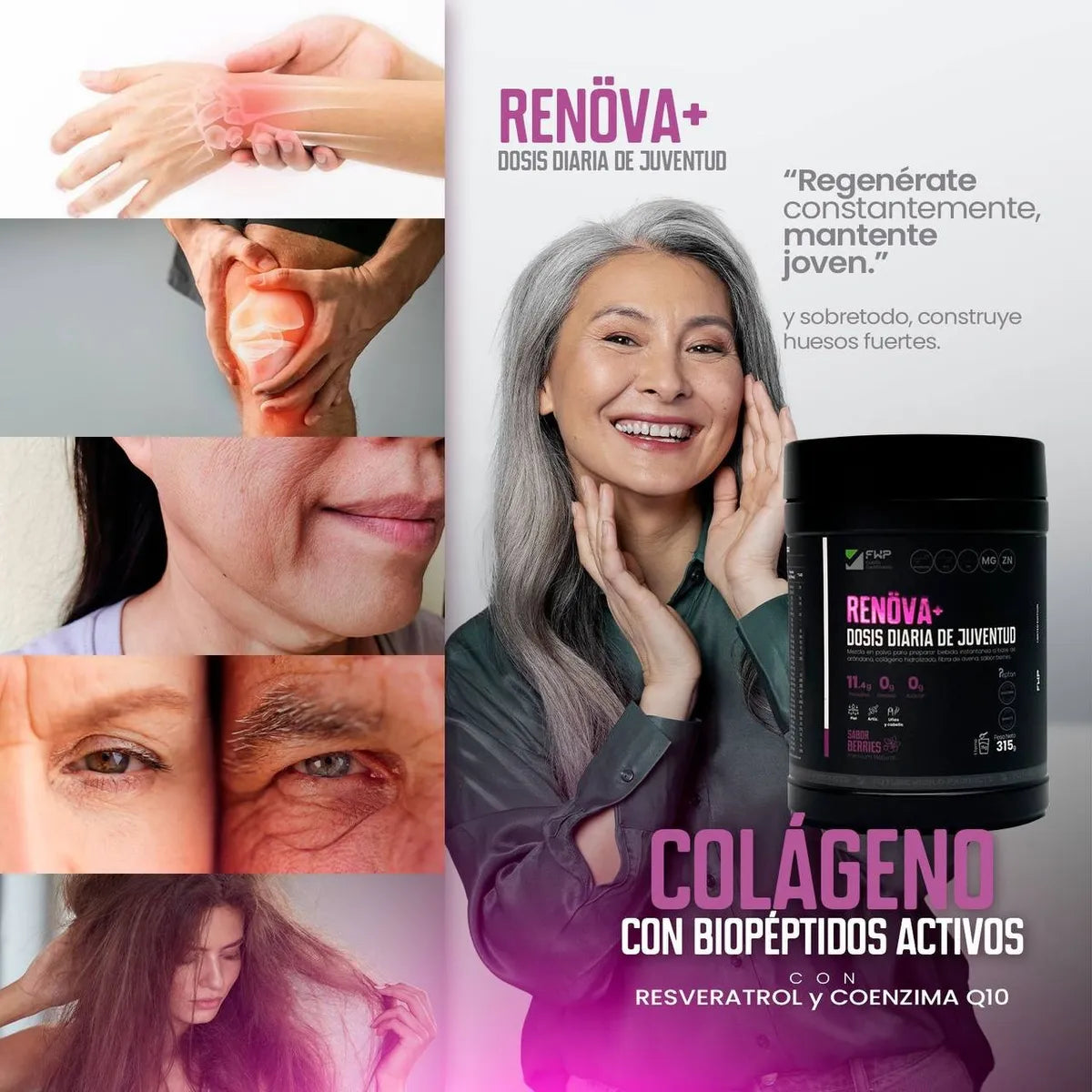 COLAGENO RENOVA+  CON BIOPEPTIDOS ACTIVOS