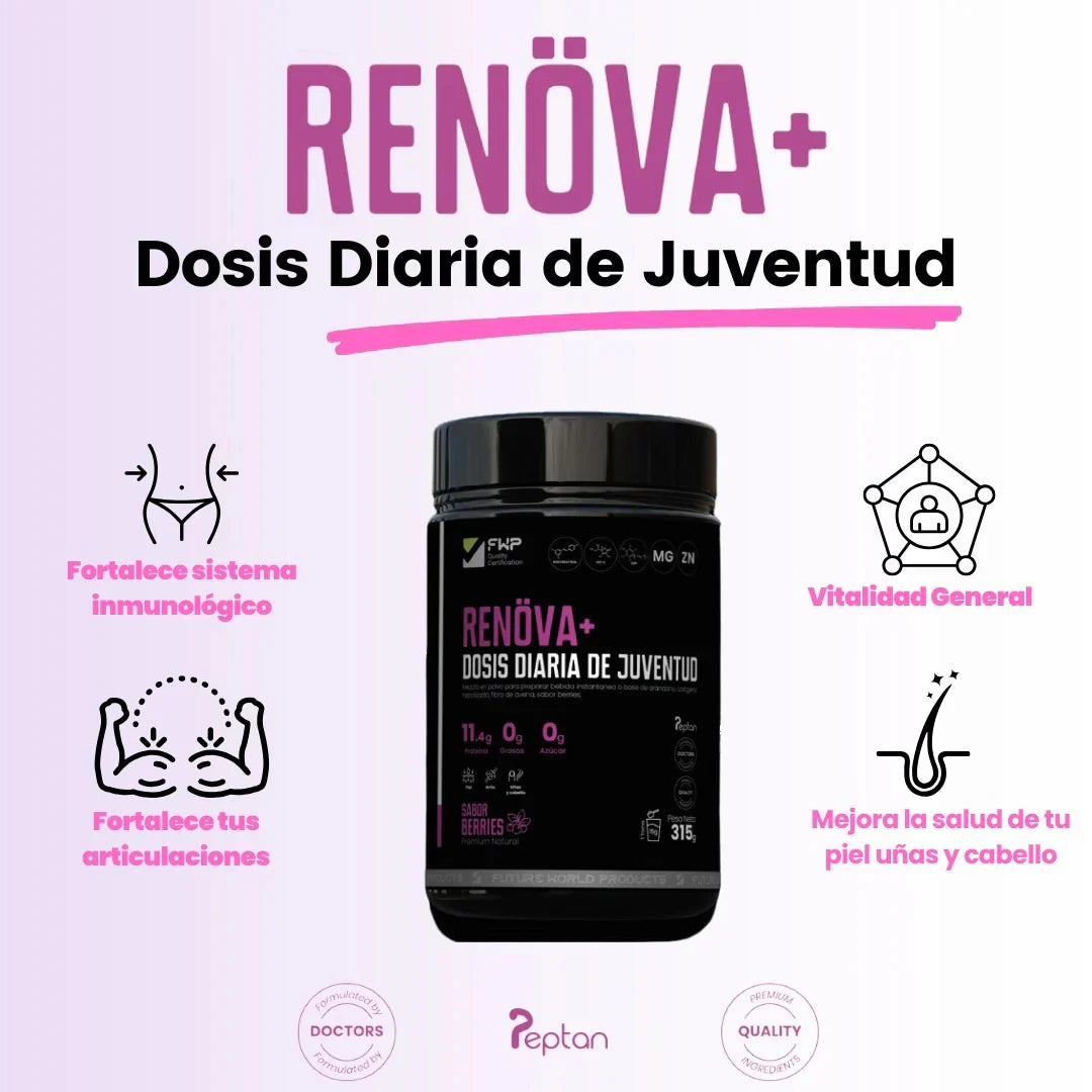 COLAGENO RENOVA+  CON BIOPEPTIDOS ACTIVOS